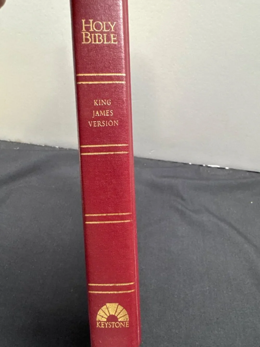 Holy Bible King James Version Keystone Pew Edition Red Hardcover 1978 National P
